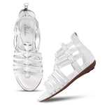 Load image into Gallery viewer, Padchin Women&#39;s Flat Gladiator Sandals | Comfortable Lightweight and Stylish Sandals
