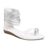 Load image into Gallery viewer, Padchin Flats Gladiator Women Sandals, Zip Closure High-Tops flatform Sandal For Ladies
