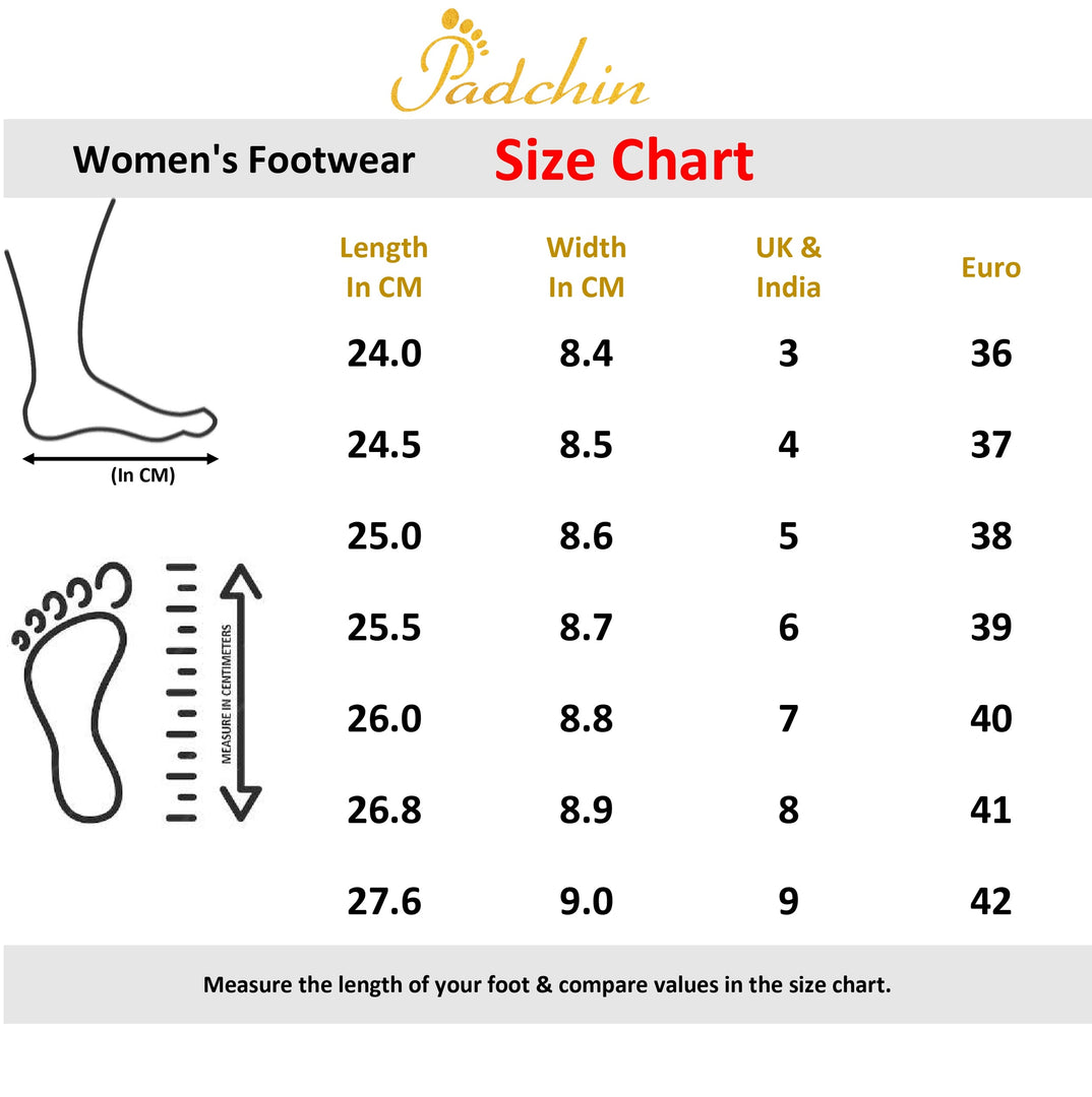 Padchin Women Flats Heel | Ladies Stylish Chappal, Embellished Slippers and Ethnic Fashion Sandals