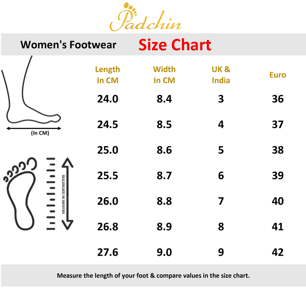 Padchin Women Kolhapuri Flats Heel | Ladies Stylish Chappal, Embellished Slippers and Ethnic Fashion Sandals
